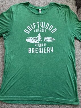 DRIFTWOOD Green Brewery Graphic Tee - White Print